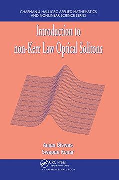portada Introduction to Non-Kerr law Optical Solitons (Chapman & Hall (en Inglés)