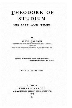 portada Theodore of Studium, His Life and Times (en Inglés)
