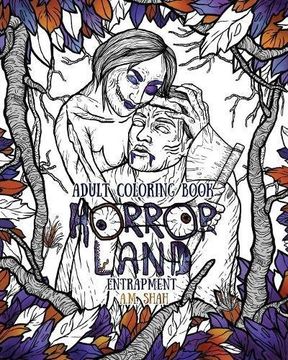 portada Adult Coloring Book Horror Land: Entrapment (Book 4)