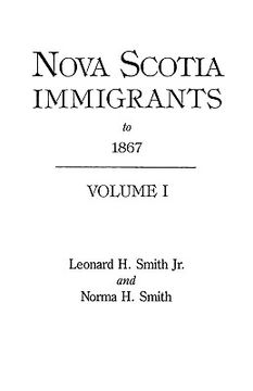 portada nova scotia immigrants to 1867 (en Inglés)