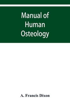 portada Manual of human osteology