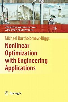 portada nonlinear optimization with engineering applications (en Inglés)
