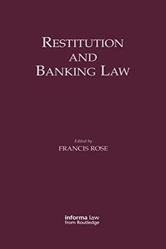 portada Restitution and Banking law (en Inglés)