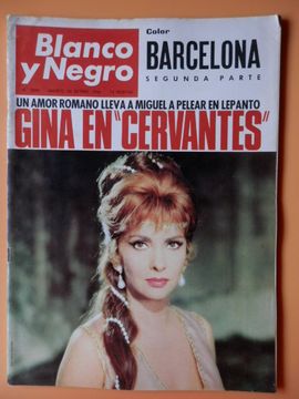 portada Blanco y Negro. 24 septiembre 1966. Gina en Cervantes. Nº 2993