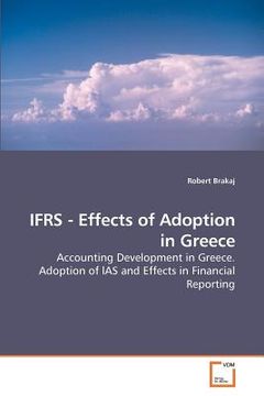 portada ifrs - effects of adoption in greece (en Inglés)