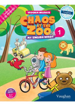 portada Chaos at the Zoo. My English Robot 1º Educacion Primaria (Vaughan Holidays) (in Spanish)