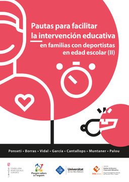 portada Pautes per Millorar la Intervenció Educativa en Esportistes i Famílies en Edat Escolar (Ii) (in Catalá)