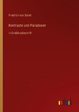 portada Kontraste und Paradoxen: in Großdruckschrift (en Alemán)