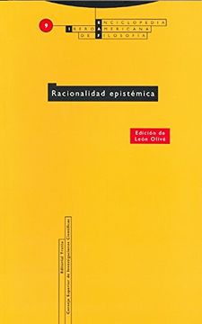 portada Racionalidad Epistémica: Vol. 09 (Enciclopedia Iberoamericana de Filosofía)