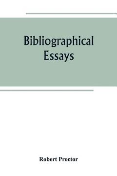 portada Bibliographical essays (en Inglés)