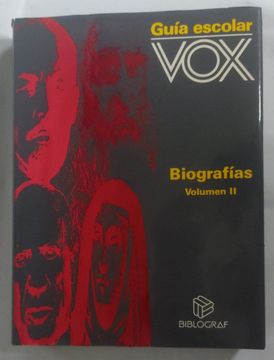 portada Guía Escolar Vox. Biografias L-Z. Volumen ii.