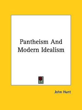 portada pantheism and modern idealism (en Inglés)