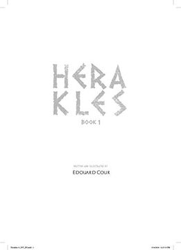 portada Herakles Book 1 (en Inglés)