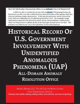 portada Report on the Historical Record of U.S. Government Involvement with Unidentified Anomalous Phenomena (UAP) (en Inglés)