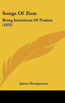 portada songs of zion: being imitations of psalms (1823) (en Inglés)