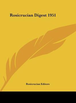 portada rosicrucian digest 1951 (en Inglés)