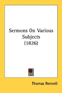 portada sermons on various subjects (1826) (en Inglés)