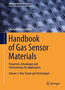 portada Handbook of Gas Sensor Materials: Properties, Advantages and Shortcomings for Applications Volume 2: New Trends and Technologies (en Inglés)