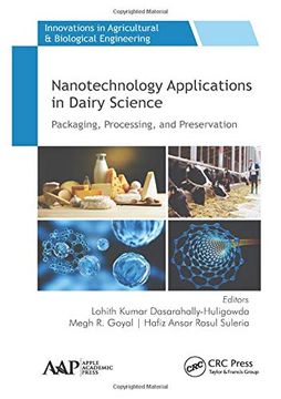 portada Nanotechnology Applications in Dairy Science: Packaging, Processing, and Preservation (Innovations in Agricultural & Biological Engineering) (en Inglés)