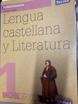 portada Solucionario. Lengua Castellana y Literatura, 1 Bachillerato.