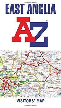 portada East Anglia A-Z Visitors' Map (en Inglés)