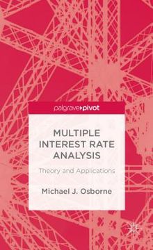 portada Multiple Interest Rate Analysis: Theory and Applications (en Inglés)