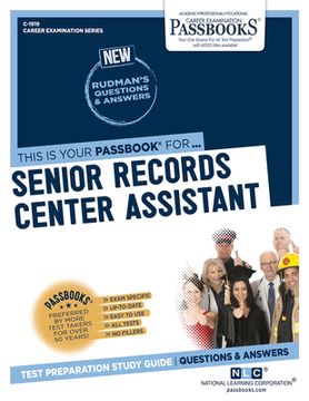 portada Senior Records Center Assistant (C-1919): Passbooks Study Guide Volume 1919