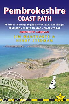 portada Pembrokeshire Coast Path: British Walking Guide: 96 Large-Scale Walking Maps and Guides to 47 Towns & Villages - Planning, Places to Stay, Place (en Inglés)