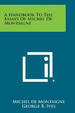 portada A Handbook to the Essays of Michel de Montaigne