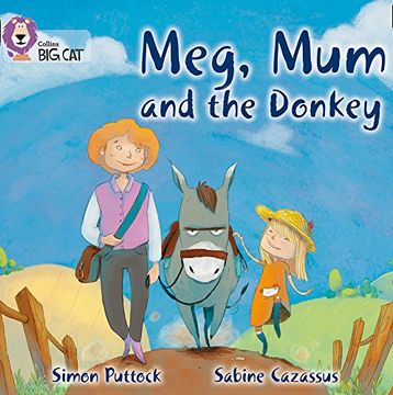 portada Meg, mum and the Donkey: Band 02B/Red b (Collins big Cat) (en Inglés)