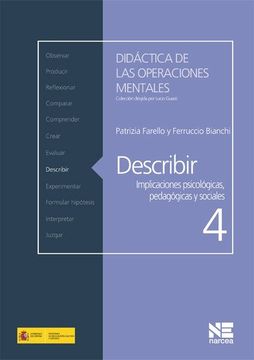 portada Describir: Implicaciones Psicológicas, Pedagógicas y Sociales (in Spanish)