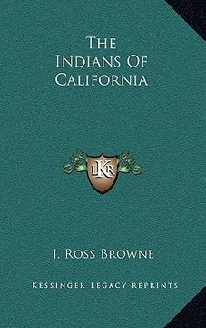 portada the indians of california (in English)