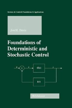 portada foundations of deterministic and stochastic control (en Inglés)