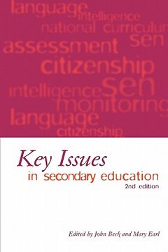 portada key issues in secondary education (in English)