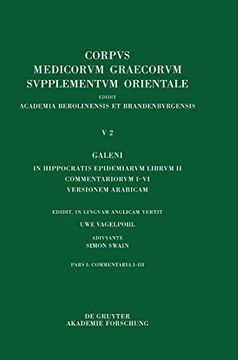 portada Galeni in Hippocratis Epidemiarum Librum Commentaria: Galeni in Hippocratis Epidemiarum Commentariorum I-Iii Versio Arabica (en Árabe)
