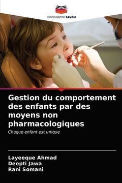 portada Gestion du comportement des enfants par des moyens non pharmacologiques (in French)