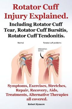 portada Rotator Cuff Injury Explained. Including Rotator Cuff Tear, Rotator Cuff Bursitis, Rotator Cuff Tendonitis. Symptoms, Exercises, Stretches, Repair, Re (en Inglés)
