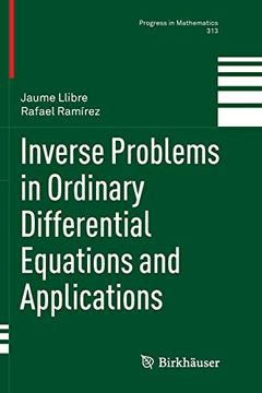 portada Inverse Problems in Ordinary Differential Equations and Applications (Progress in Mathematics) (en Inglés)
