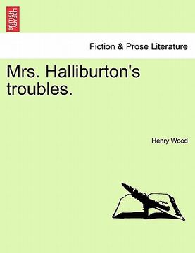 portada mrs. halliburton's troubles. (en Inglés)