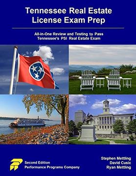 portada Tennessee Real Estate License Exam Prep: All-In-One Review and Testing to Pass Tennessee's psi Real Estate Exam (en Inglés)