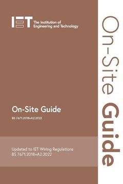 portada On-Site Guide (bs 7671: 2018+A2: 2022) (Electrical Regulations) (in English)