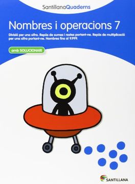 portada Santillana Quaderns Nombres i Operacions 7 - 9788468013886 (in Catalá)