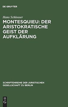 portada Montesquieu: Der Aristokratische Geist der Aufklärung (en Alemán)