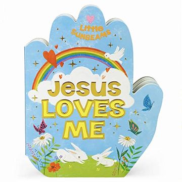 portada Jesus Loves me Praying Hands (Little Sunbeams) (en Inglés)