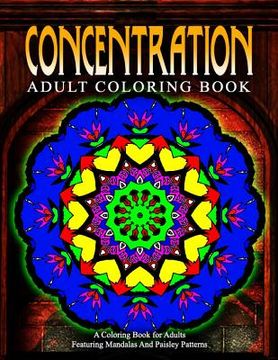 portada CONCENTRATION ADULT COLORING BOOKS - Vol.20: relaxation coloring books for adults