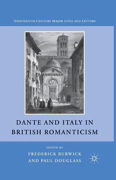 portada Dante and Italy in British Romanticism (in English)