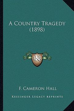 portada a country tragedy (1898)