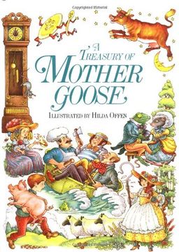 portada treasury of mother goose (en Inglés)