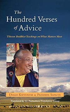 portada The Hundred Verses of Advice: Tibetan Buddhist Teachings on What Matters Most (Shambhala Pocket Classics) (en Inglés)