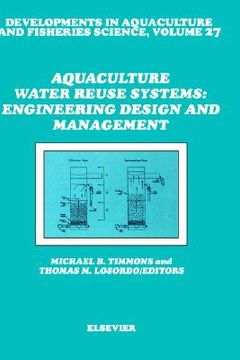 portada aquaculture water reuse systems: engineering design and management